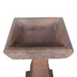 Watnature 15.3 in. Dia. x 23.2 in. Tall Modern Bird Baths for Outdoors Cement Birdbath with Pedestal for Bird Bathing and Feeding 30009