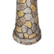 Watnature 24 in. H Concrete Outdoor Birdbath Stone Like Freestanding Garden Birdbath with Pedestal for Outdoors, Patio, Yard, Lawn 30043