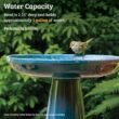BIRDS choice Ohio Stoneware Birdbath in Gray OS-GRAY