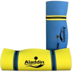 Aladdin 9ft x 6ft Floating Water Mat, Blue / Yellow