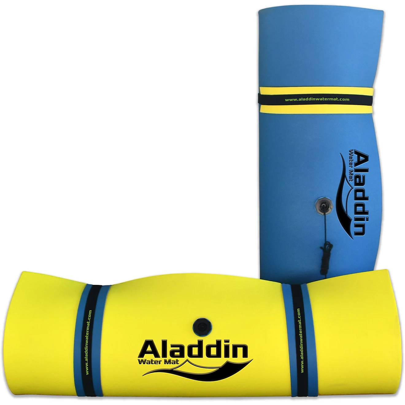 Aladdin 9ft x 6ft Floating Water Mat, Blue / Yellow Aladdin 9ft x 6ft Floating Water Mat, Blue / Yellow