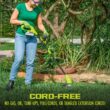 Sun Joe 24V-HT18-GT10-LTE 24-Volt* Cordless Hedge Trimmer + Stringless Grass Trimmer | W/ 2.0-Ah Battery + Charger