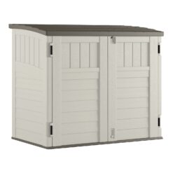Suncast 2 ft. 8 in. x 4 ft. 5 in. x 3 ft. 9.5 in. Resin Horizontal Storage Shed