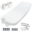 The Jimmy Bench for Inground Pool Ladders (Rails NOT Included/Bench & Hardware Only), White