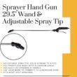 Ag Spray 25 Gallon Silver Spot Sprayer – 2.2 GPM SHFLO 12V Pump, Economy Handgun with Adjustable Nozzle, 15’ Hose