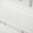 Vinyl Works 24 Inch in Pool Step Ladder, Adjustable Stair Entry System with Handrails and Non-Slip Surface, White
