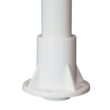 Vinyl Works Snap & Lock Pool Ladder, Plastic Step Ladder for Above Ground or In Ground Swimming Pool, White