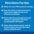 In The Swim Premium 3-in-1 Pool Shock - Di-Zap Contains Dichlor, Algaecide, and Stabilizer - 24 x 1 lb. Bags