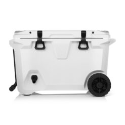 BrüMate BrüTank Wheeled Hard Cooler with Built-in Drink Dispenser Tank and Tap | 55qt. - White