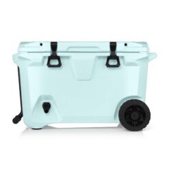 BrüMate BrüTank Wheeled Hard Cooler with Built-in Drink Dispenser Tank and Tap | 55 qt. - Blue Agave