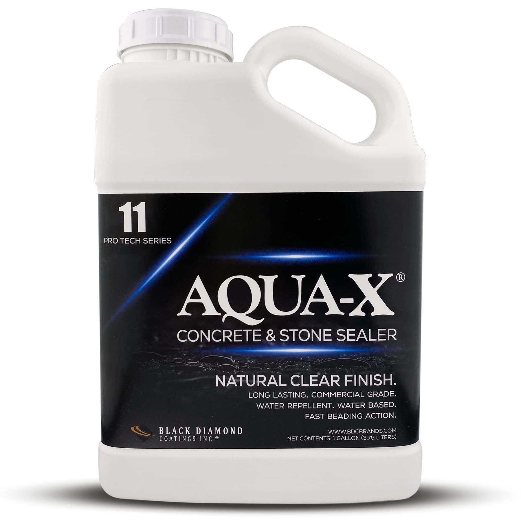 5 Gal. AQUA-X 11 Clear Penetrating Stone and Concrete Sealer, Natural Finish, Professional Grade, Fast Dry and Long Lasting Protection 5 Gal. AQUA-X 11 Clear Penetrating Stone and Concrete Sealer, Natural Finish, Professional Grade, Fast Dry and Long Lasting Protection