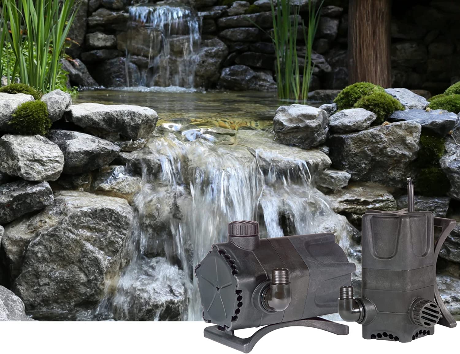 Little Giant WGP-95-PW 115 Volt, 4280 GPH Dual Discharge Direct Drive Submersible Waterfall and Pond Pump, Black, 566407 Little Giant WGP-95-PW 115 Volt, 4280 GPH Dual Discharge Direct Drive Submersible Waterfall and Pond Pump, Black, 566407 - Image 8