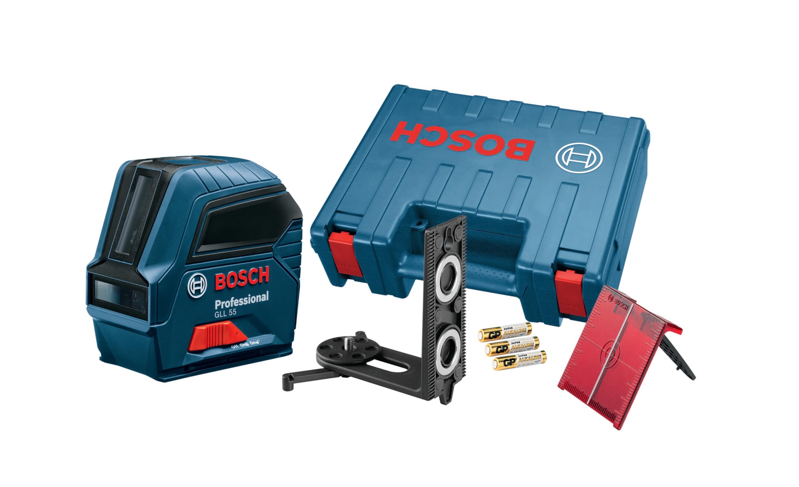 Bosch GLL 55 Cross-Line Laser, 50 ft, +/-1/8 in at 33 ft Accuracy, 2-Line Bosch GLL 55 Cross-Line Laser, 50 ft, +/-1/8 in at 33 ft Accuracy, 2-Line - Image 6