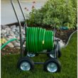Yard Butler 4-Wheeled Hose Truck, 400' Metal Hose Caddy, Suitable for Gardens, Lawns and Fields