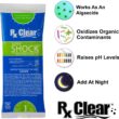 Rx Clear Super Shock for Swimming Pools | Chlorinator and Algaecide | 68% Calcium Hypochlorite Shock | 48 Pack