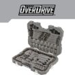 Craftsman OVERDRIVE 1/4 & 3/8 & 1/2 in. drive Metric/SAE 6 Point Mechanic's Tool Set 154 pc Craftsman OVERDRIVE 1/4 & 3/8 & 1/2 in. drive Metric/SAE 6 Point Mechanic's Tool Set 154 pc