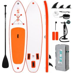 FunWater Inflatable Ultra-Light Stand Up Paddle Board for All Skill Levels with Premium SUP Paddleboard Accessories