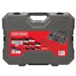 CRAFTSMAN OVERDRIVE 121-Piece Gunmetal Chrome Mechanics Tool Set, Standard SAE/Metric Socket Set, with Hard Case (CMMT99121L) CRAFTSMAN OVERDRIVE 121-Piece Gunmetal Chrome Mechanics Tool Set, Standard SAE/Metric Socket Set, with Hard Case (CMMT99121L)