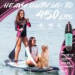 ATPROSS 11'6"x35" Inflatable Paddle Board, 450lbs Extra Wide Stand Up Paddleboard for Adults with Premium SUP Accessories Kit & Backpack