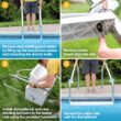 The Jimmy Bench for Inground Pool Ladders (Rails NOT Included/Bench & Hardware Only), White