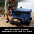 Ninja FrostVault 45 qt Wheeled Cooler, Blue