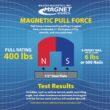 Master Magnetics Heavy Duty Magnetic Sweeper - Heavy Duty Push-Type with Release, 24" Sweeping Width, MFSM24RX Master Magnetics Heavy Duty Magnetic Sweeper - Heavy Duty Push-Type with Release, 24" Sweeping Width, MFSM24RX
