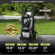 Sun Joe SPX3000-XT1 XTREAM Electric Pressure Washer, 2200 PSI, 1.1 GPM, 14.9 Amp, Bonus Accessories