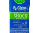 Rx Clear Super Shock for Swimming Pools | Chlorinator and Algaecide | 68% Calcium Hypochlorite Shock | 48 Pack