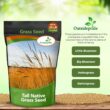 Outsidepride Perennial Tall Native Grass Seed Mix - 25 lbs. Blend of Drought-Tolerant, Low-Maintenance Bluestem