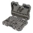 CRAFTSMAN OVERDRIVE 121-Piece Gunmetal Chrome Mechanics Tool Set, Standard SAE/Metric Socket Set, with Hard Case (CMMT99121L) CRAFTSMAN OVERDRIVE 121-Piece Gunmetal Chrome Mechanics Tool Set, Standard SAE/Metric Socket Set, with Hard Case (CMMT99121L)