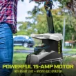Sun Joe CJ603E Silent Electric Wood Chipper + Shredder W/ Collection Bag | 1.7-inch Cutting Diameter | 15-Amp