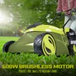 Sun Joe MJ401C-XR Cordless Lawn Mower | 14 inch | 28V | 5 Ah | Brushless Motor