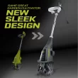 Sun Joe TJ599E Electric Garden Cultivator | 6.3-inch | 2.5-Amp | Adjustable Shaft