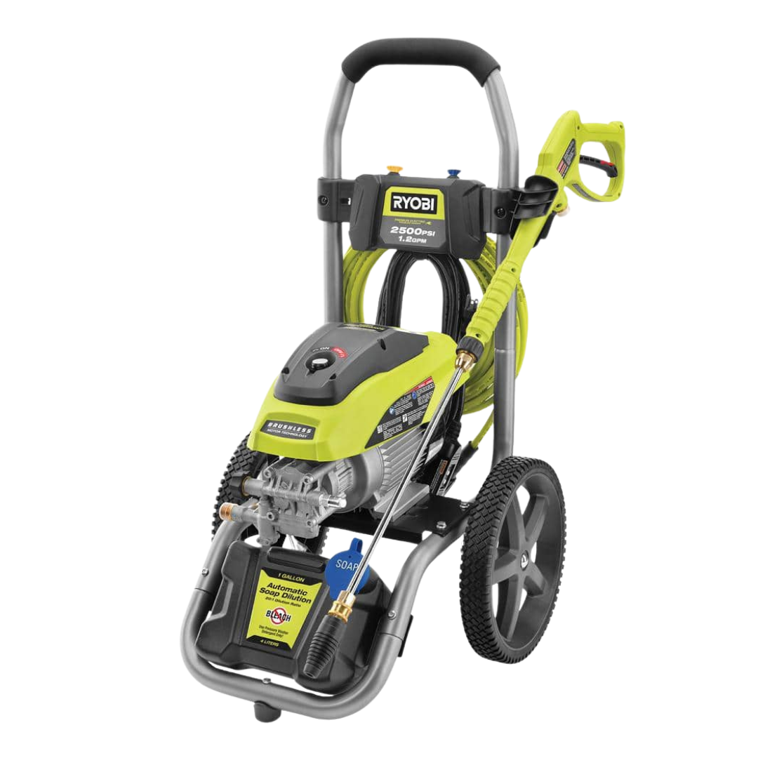 RYOBI 2500 PSI 1.2 GPM High Performance Cold Water Electric Pressure Washer RY142500 RYOBI 2500 PSI 1.2 GPM High Performance Cold Water Electric Pressure Washer RY142500