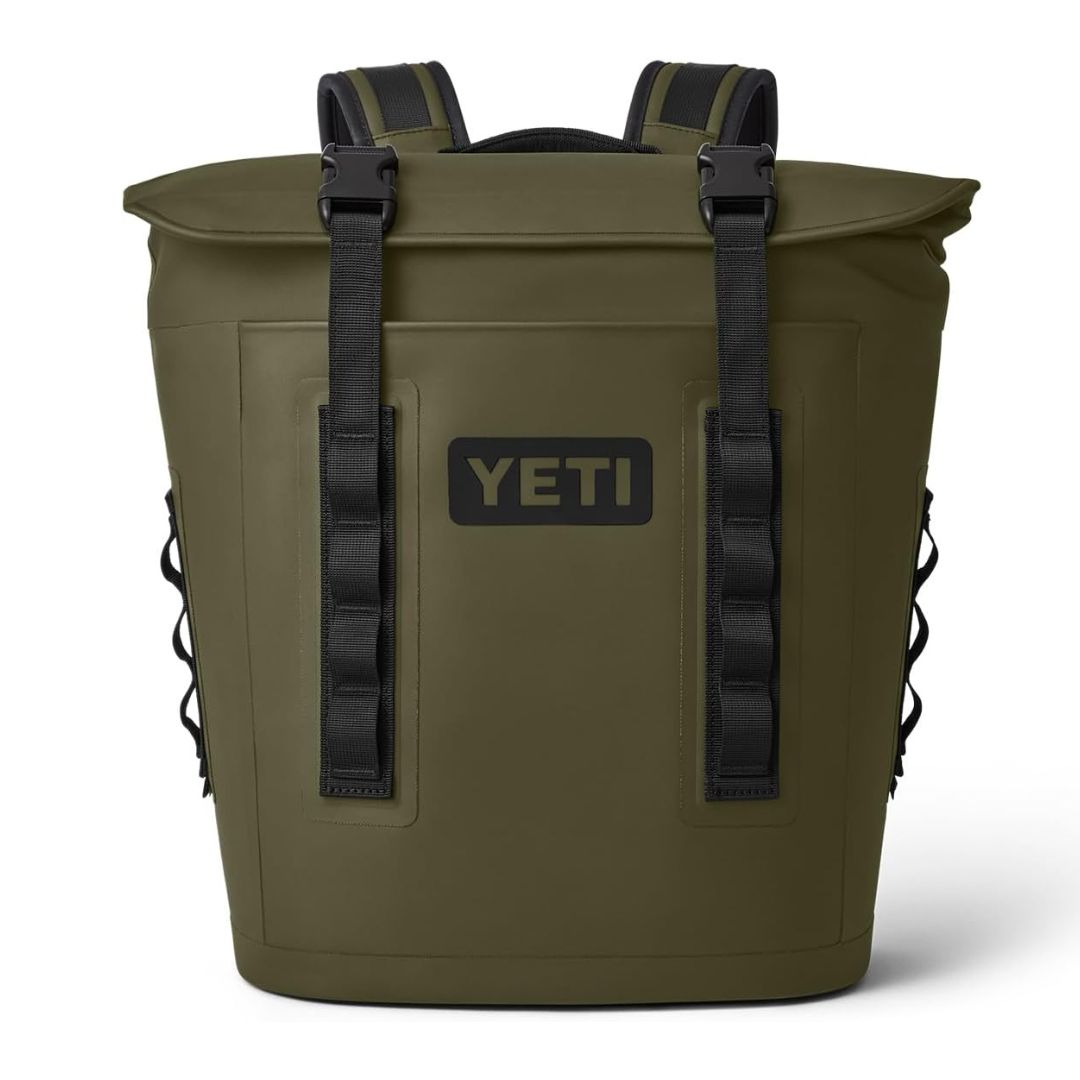 YETI Hopper M12 Series Backpack Soft Sided Coolers with MagShield Access, Olive YETI Hopper M12 Series Backpack Soft Sided Coolers with MagShield Access, Olive