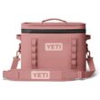 YETI Hopper Flip 18 Portable Soft Cooler, Sandstone Pink