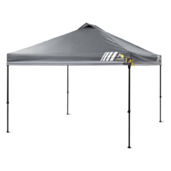 GCI Outdoor LevrUp Pop Up Canopy Tent, 10x10, Mercury Gray