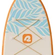 Retrospec Weekender Inflatable Stand Up Paddle Board Includes Paddle, Pump, and Accessories 10’6” Lightweight iSUP, Creamsicle