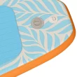 Retrospec Weekender Inflatable Stand Up Paddle Board Includes Paddle, Pump, and Accessories 10’6” Lightweight iSUP, Creamsicle