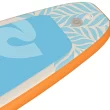 Retrospec Weekender Inflatable Stand Up Paddle Board Includes Paddle, Pump, and Accessories 10’6” Lightweight iSUP, Creamsicle