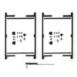Adjust-a-Gate 72-119 in. W x 60 in. H Steel Gate Frame Kit, Original Double Drive Gate Full Frame Gate Kit