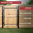 Adjust-a-Gate 60-96 in. W x 34 in. H Steel Gate Frame Kit, Original Wide Width Full Frame Gate Kit
