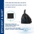 Alpine Corporation 5600 GPH Vortex Energy-Saving Pump for Ponds, Fountains, Waterfalls, and Water Circulation