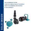 Alpine Corporation 5600 GPH Vortex Energy-Saving Pump for Ponds, Fountains, Waterfalls, and Water Circulation