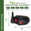 Alpine Corporation Eco-Sphere Energy-Saving Pump 2800GPH with 33' Cord