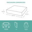 Suncast 2 ft. 8 in. x 4 ft. 5 in. x 3 ft. 9.5 in. Resin Horizontal Storage Shed