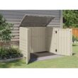 Suncast 2 ft. 8 in. x 4 ft. 5 in. x 3 ft. 9.5 in. Resin Horizontal Storage Shed