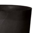 Arcadia Garden Products Contempo Tall Round 13 in. x 28 in. Black PSW Pot