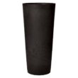 Arcadia Garden Products Contempo Tall Round 13 in. x 28 in. Black PSW Pot