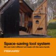Fiskars 3-Piece Quikfit Leaf Rake and Cultivator Attachments Garden Tool Set